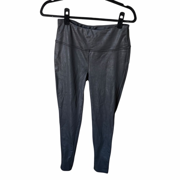 Seven7 Shiny Black Leggings – Size M - Picture 2 of 6